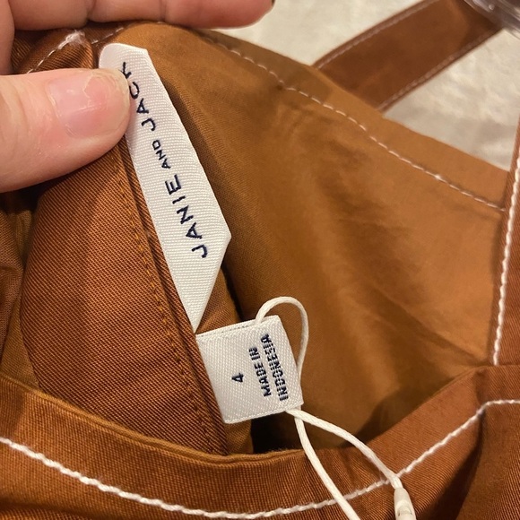 NEW Janie and Jack Girls Safari Romper Size 4 - Picture 3 of 5